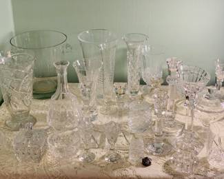 beautiful crystal including Waterford