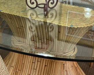 base of Mcguire dining set