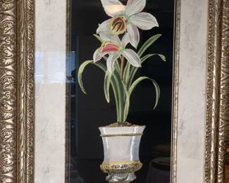 2nd large orchid framed print