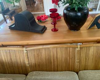 the back of the McGuire sofas