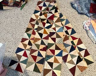 Strips of quilting sections to add in a quilt you are working on!