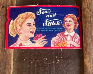 This is a great piece of ephemera, but also still has all of its original needles in it too