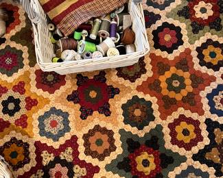 This is a quilt that’s. You’ll look at like a hero when you’re done with it. Also lots of thread to choose from!!