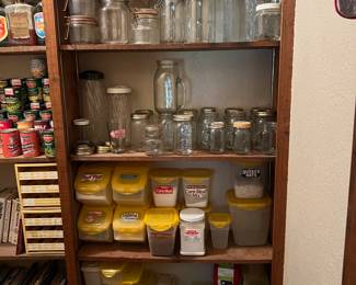 So many ball canning jars to pick from both large and small