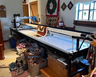 Gammill long arm quilting machine!
