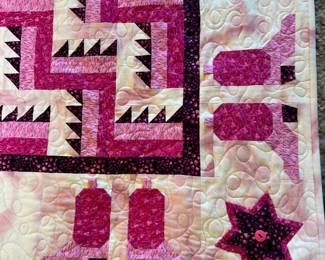 Close-up of a really wonderful quilt