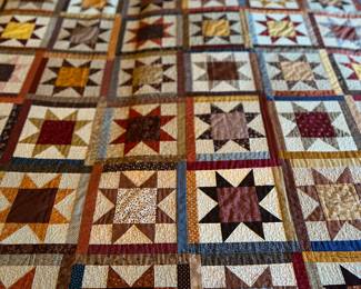 This is a close picture of the former quilt