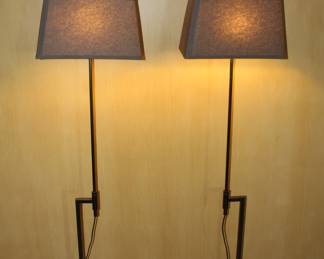 BUY IT NOW! $150.00 Each. Restoration Hardware Lamps. Adjustable height.
