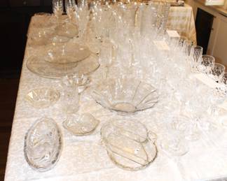 Waterford Crystal and Glass wares.