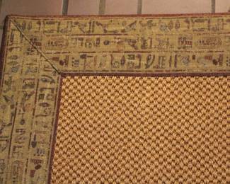 $450.00. Crucial Trading Area Rug 9 x 12 Sisel/w Egyptian boarder. (owner paid $4,500 in 2004)