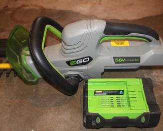 BUY IT NOW! $125.00. E-GO 56V 26" Hedge trimmer and battery/no charger. (New trimmer & batt. $249.00)