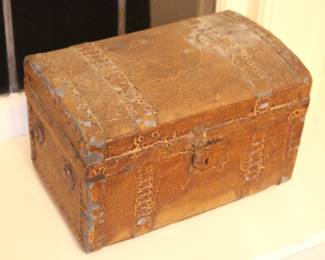 BUY IT NOW! $375.00. Antique Handmade Wooden Box With Paper Lining.