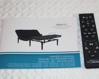 BUY IT NOW! $1500. Like new! Twin size Tempur-Pedic Tempur Ergo Prosmart Power base powered by Sleeptracker-AI with Tempur-Pedic twin mattress with remote. Bluetooth enabled, vibrates and multiple features.