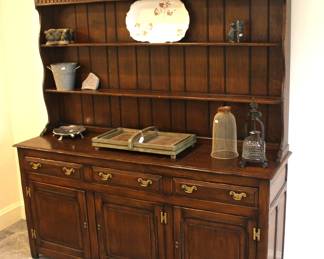 BUY IT NOW! $575.00. Custom Made Oak Welsh Cabinet and Rack. 66" w x 19" d x 72" h.