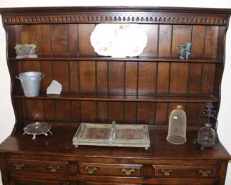 BUY IT NOW! $575.00. Custom Made Oak Welsh Cabinet and Rack. 66" w x 19" d x 72" h.