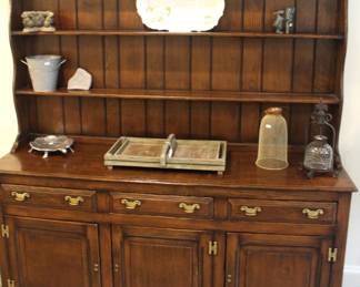 BUY IT NOW! $575.00. Custom Made Oak Welsh Cabinet and Rack. 66" w x 19" d x 72" h.