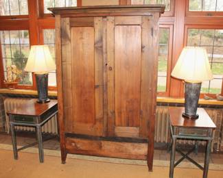 ALL ITEMS SOLD EXCEPT KNOCKDOWN WARDROBE. $225.00. Antique Knockdown Wardrobe.