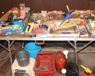 Misc. tools and garden.
