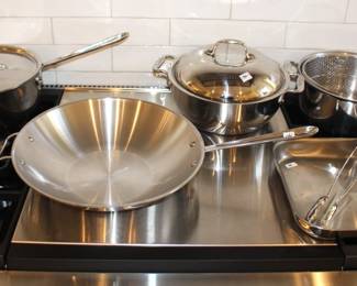 All-Clad Pots and Pans.