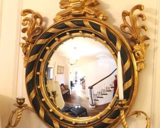 BUY IT NOW! $2750.00. Antique Bulls Eye Mirror-Restored.
