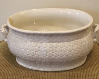 BUY IT NOW! $550.00. Staffordshire 19th Century Double Handled Porcelain Foot Bath. c.1840.