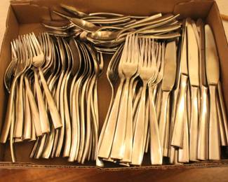 $300.00 All, Barenthal 18/10, Stainless Flatware
18 Knives, Forks, 19 Forks, 19 Spoons, 20 Spoons