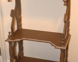 BUY IT NOW! $250.00. Three Level Shelf. 25 1/2" w x 15 1/2" d x 56 1/2" h.