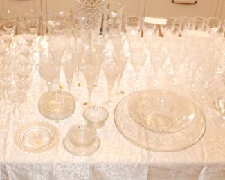 Waterford Crystal and Glass wares.