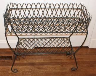 BUY IT NOW! $150.00. Vintage Wire Basket/Planter.