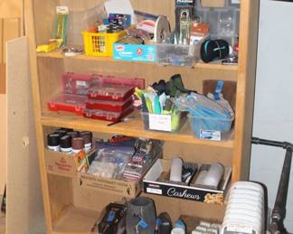 Shelf for sale and misc. items.