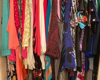 Beautiful clothes - some with original tags. Size 1x, 2x, and 3x