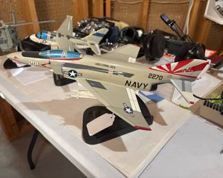 F-4N Phantom II McDonnell Douglas model plane, 16” L x 10”w