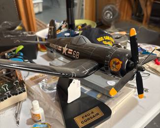 F4U-4 Corsair Model, 15” L x 17” W