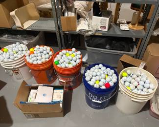 Golf balls…lots of golf balls