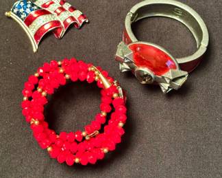 Ann Hand brooch (upper L)