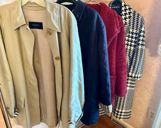 Women's Burberry's and other coats