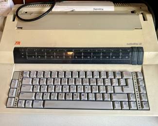Vintage typewriter 