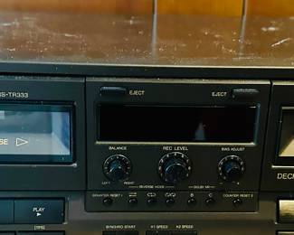 Techics cassette deck
