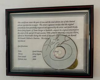 Garth Brooks memorabilia 
