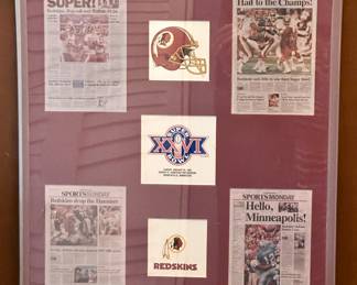 Washington Football memorabilia 