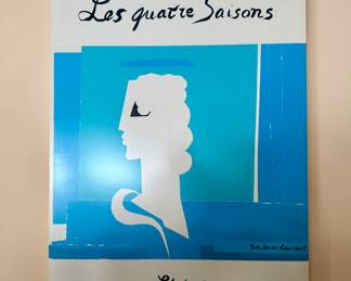 Yves St Laurent Vintage Poster