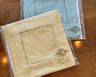 Frette linen coasters
