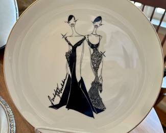 Badgley Miska commemorative plate