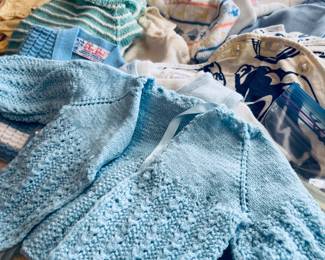 Vintage and handmade baby clothes 
