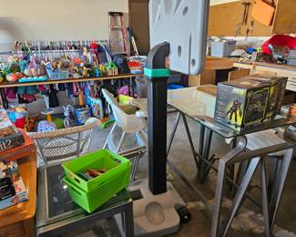 Side table. Bar top table. Kids toys