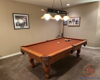 FISCHER Dutchess Oak Pool Table