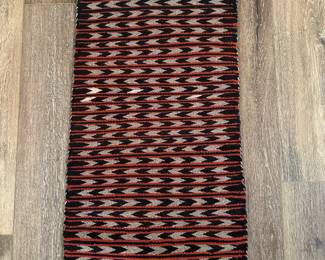 Navajo Eye Dazzler Saddle Blanket Rug/Weaving (31" x 18")
