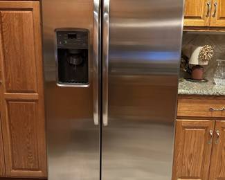 GE Stainless Steel Side-by-Side Refrigerator