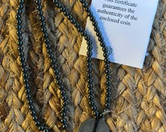 Chinese Coin Ring Necklace