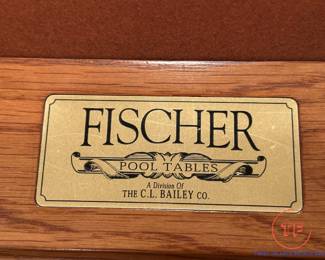 FISCHER Dutchess Oak Pool Table
